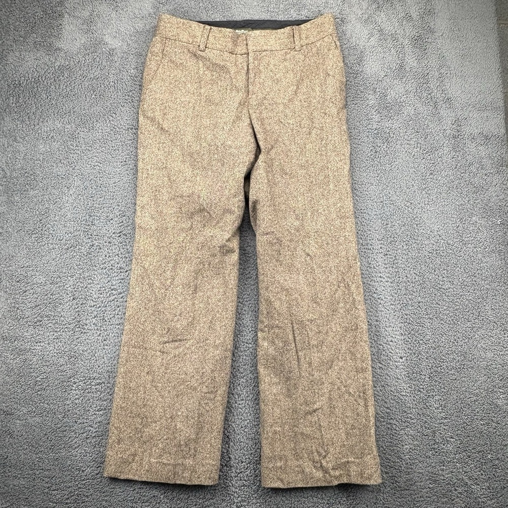 Eddie Bauer Pants Women 12 (33x31) Vashon Fit‎ Wool Nylon Lined Wide Leg Trouser
